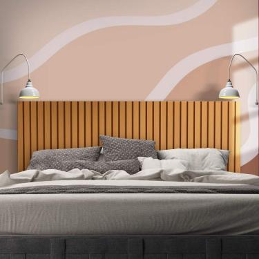 Imagem de Cabeceira Ripada King Size Suspensa Nature Kate Shop Jm