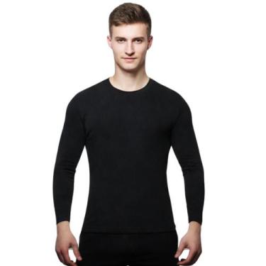 Imagem de Camisa Uv 50 Manga Longa Slim Térmica Segunda Pele - Genérico, Preto, 