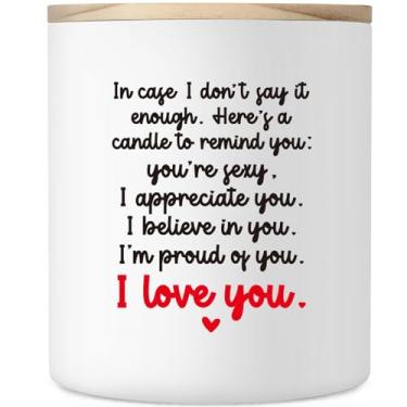 Imagem de Presentes de aniversário de Natal para ela, namorada, namorado, aniversário de 293 ml, presente de elefante branco para casais, esposa, marido, To My Love, romântico, I Love You, presente para