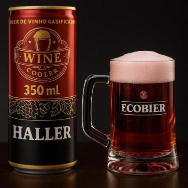 Imagem de Cerveja de vinho cremosa lata 350ml Pack 12 Unidades - Ecobier 