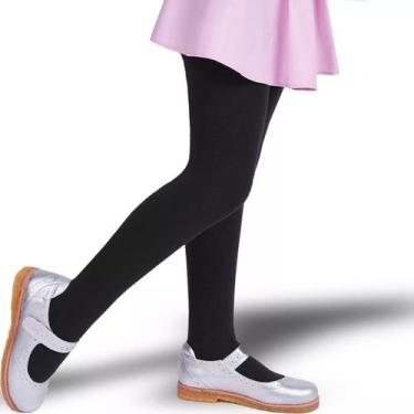 Imagem de Meia Calça Infantil Lupo Original Menina Fio 80 Lobinha Inverno Frio T