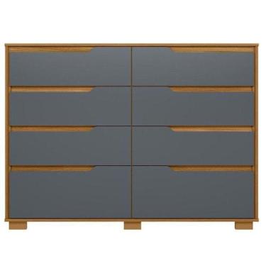 Imagem de Cômoda Gaveteiro Georgia Freijó Cinza - Moval - MOVAL MOVÉIS