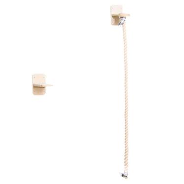 Imagem de Fenteer Gato arranhando pós -gato árvore com escalada corda decoração de casa exercício tocando para gatos gatos escalando a torre de de de, 150cm