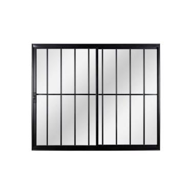 Imagem de Janela de Alumínio de Correr 100x150x8cm 2 Folhas Ecosul Esquadrisul