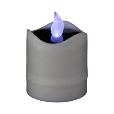 Imagem de Luz Noturna LED Solar Amarela à Prova D'Água - Lâmpada de Vela Sem Cha