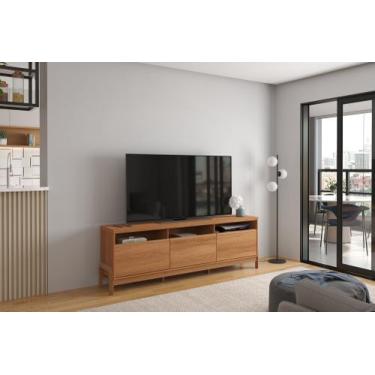 Imagem de Rack Bancada Com Pés Madeira Tv Sala de estar Elegance 1,83 Lukaliam, 