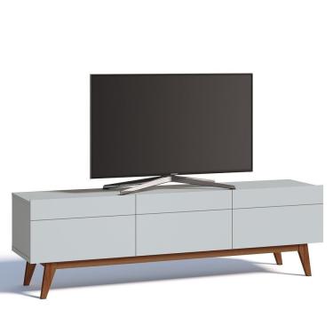 Imagem de Rack Classic 180cm 3 Gavetas Branco Acetinado Imcal