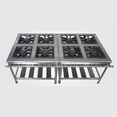 Imagem de Fogão 8 Bocas Inox Extra Metal Brey 308-i