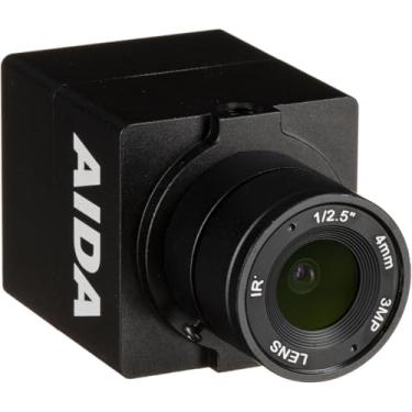 Imagem de AIDA HD-100A Câmera compacta Full HD HDMI POV com entrada de áudio estéreo TRS, formato Multi HD