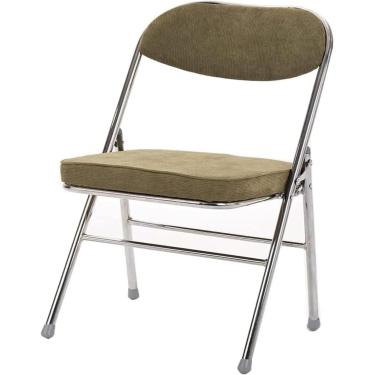 Imagem de Cadeira De Escritório Cadeira De Mesa Estofada Cadeira Dobrável Com Tecido De Veludo Cotelê Assento De Jantar Acolchoado Para Cozinha Quarto Escritório Reunião Cadeira De Evento, Si, E