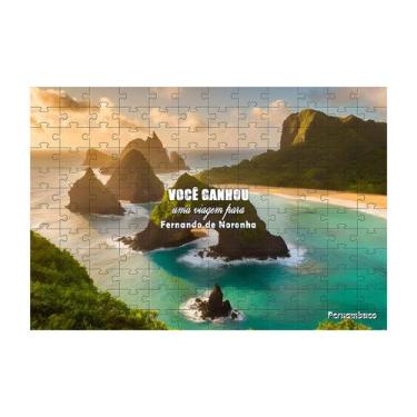 Imagem de Quebra-Cabeça Presenteie e Crie Memórias Fernando de Noronha 40 peças 