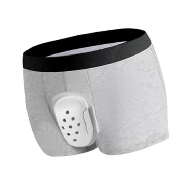 Imagem de Kokiya Roupa íntima para circuncisão masculina, capa protetora para circuncisão, respirável, pós-cirúrgica, roupa íntima protetora de algodão confortável, Tamanho 170