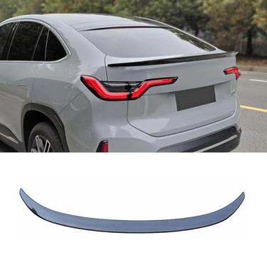 Imagem de Spoiler de porta-malas de carro compatível com EC6 Car Trunk Wing Body Kit Acessórios (Carbon Look)