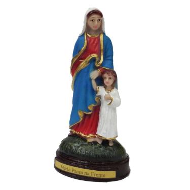 Imagem de Imagem Escultura Maria Passa Na Frente 15 Cm Resina
