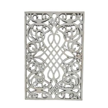 Imagem de divisor de ambiente em mdf 3mm branco modular 29x19 cm - trova