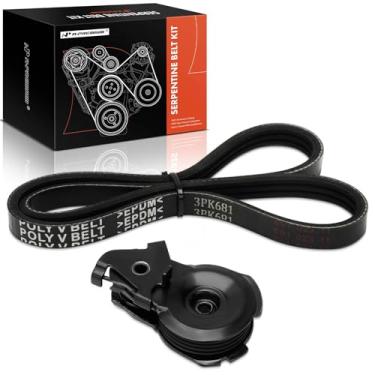 Imagem de A-Premium Kit De Transmissão Por Correia Serpentina Engine Compatível Com Carros Ford, Mazda E Mercury - Escape 2001-2004, Contour 1995-2000, Taurus, Mystique, Sable, Mpv, Tribute, Cougar, Mystique