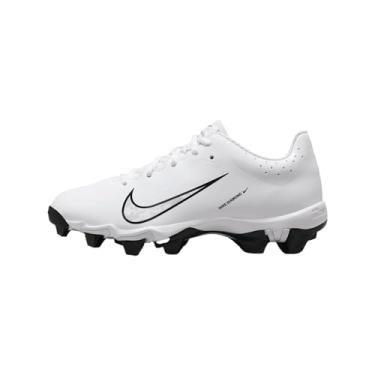 Imagem de Nike Chuteira infantil Hyperdiamond 4 Keystone (FZ0919-100, branco/preto/platina pura), Branco/Preto/Platina pura, 13 Big Kid