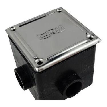 Imagem de Sodramar caixa de passagem quadrada tampa inox