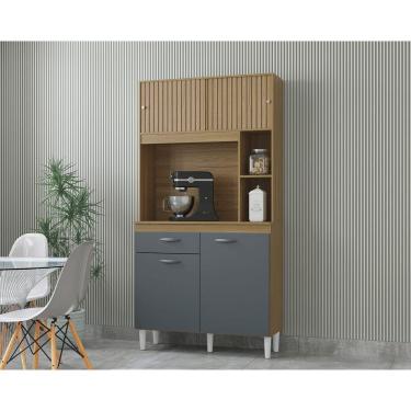 Imagem de Cozinha Compacta Armário Organizador Duda 90cm Com Gaveta