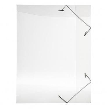 Imagem de Kit 5 pastas aba oficio com elastico dac transparente