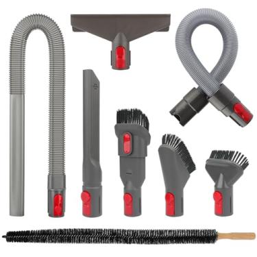 Imagem de RTop Kit de limpeza de ventilação de secador e conjunto de escova de fixação para colchão Dyson Gen 5 V15 V12 V11 V10 V7 V8 Absolute Detect Cyclone Fluffy Mattress Outsize Aspirador de pó acessórios