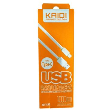 Imagem de Cabo de Dados USB + Type C 1M 2.4A - Kaidi