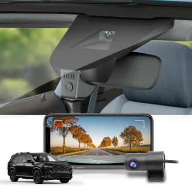 Imagem de Fitcamx Frontal 2K+Traseira 1080P Dash Cam para 2023-2025 Honda Pilot, Fábrica OEM Estilo, 2 Canais HD Vídeo, Incorporados WiFi & APP, Loop Gravação, G-Sensor, Plug & Play, 64GB Cartão