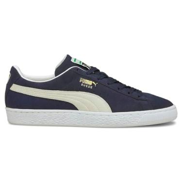 Imagem de PUMA Tênis masculino Select Suede Classic Plus, Peacoat/Puma branco, 39