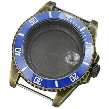 Imagem de FEIYASHI NH35 Caixa de relógio bronze 40 mm modificação de aço inoxidável para movimento Nh34 Nh36 Nh38 peças de relógio Sub GMT, NH35 NH34/36/38 movimento + tampa inferior sólida 11, Caixa de relógio