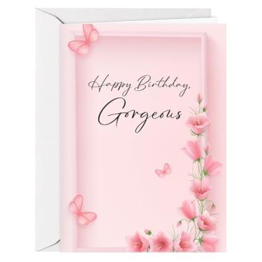 Imagem de LO·GOS TRADING POST Cartão de feliz aniversário cristão - Você merece todo o amor e alegria do mundo hoje e sempre. - Vales-presente para mulheres com citação de amor