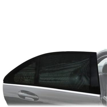 Imagem de Kit 4 Capa Cortina p/Janela de Carro Proteção Solar Contra Mosquitos Protetora Crianças SUV Sedã(A: Kit 4 pcs para Sedã)