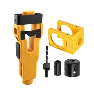 Imagem de Rrlihjgu Kit de instalação de porta, gabarito de porta preciso - ferragens e fechaduras para loja cozinha reparo frontal parafuso prisioneiro varanda exterior armário estante