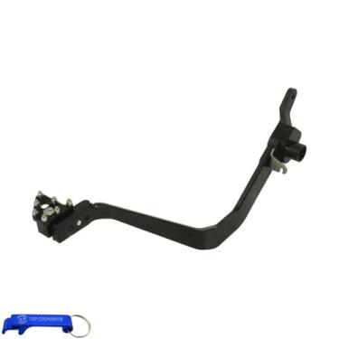 Imagem de TC-Motor Conjunto de haste de alavanca de pedal de freio para KLX110RL 110RL Dirt Pit Bike KLX 110 (alavanca de pedal de freio preta)