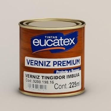 Imagem de Eucatex Verniz Imbuia Brilhante 225ml Proteção e Acabamento Kit 2 Unidades