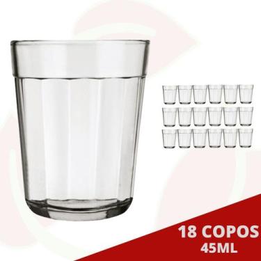 Imagem de 18UNI Copo de Shot Nadir 45ML Dose Tequila Cachaça Pinga - NADIR FIGUE