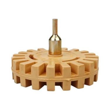 Imagem de Roda De Borracha Pneumática Para Remoção De Adesivos, Limpador De Tint