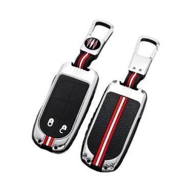 Imagem de Capa De Chave De Carro Em Liga De Zinco Para Jeep Renegade Grand Chero