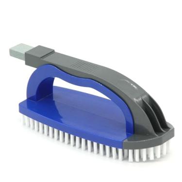 Imagem de Ganador Pool Supplies Escova de piscina multiuso com acessório de pedra-pomes - Cerdas de plástico universais para paredes, pisos e degraus - Acessório de pedra-pomes para limpeza profunda