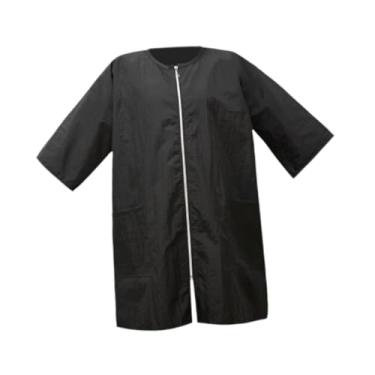 Imagem de OIIBWQ de cabeleireiro, de tosador de cães, capa de corte de cabelo, jaqueta de corte de cabelo à prova d'água para tosadores de cães SPA, Preto