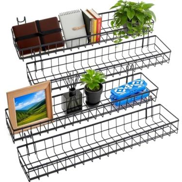 Imagem de Cestas de parede de metal (preto)