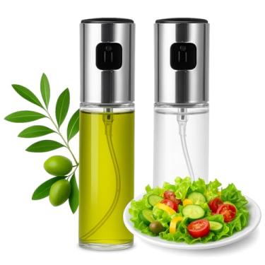 Imagem de Kit 2 Borrifador de Azeite em Spray – Dosagem Controlada, Ideal para Óleo, Vinagre, Churrasco, Saladas e Cozinha Saudável