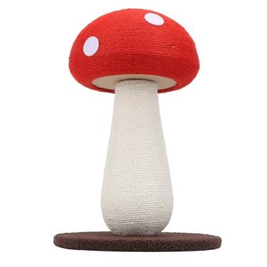 Imagem de Acouto Gato de Cogumelos Post - Sisal, Design de Economia de Espaço, Protetor de Móveis Coloridos e Envolventes para Pequenos Gatos Internos