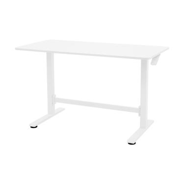 Imagem de Mesa UP Branca Com altura Ajustável Manual Tampo Em Mdf 120x60