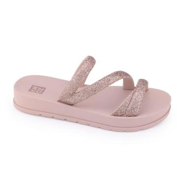 Imagem de Chinelo infantil mna Zaxy 19008 Grendene Glitter tira brilho