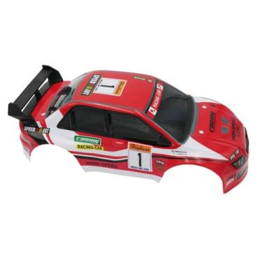 Imagem de MERIGLARE 1:12 RC Drift Car Shell Body RC Vehicle Bodies DIY PVC Peças de reposição resistentes Acessórios para SY1201 Controle Remoto Drifting Cars, Vermelho
