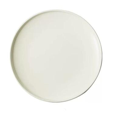 Imagem de Prato de serviço prato de jantar de cerâmica cozinha doméstica sala de jantar prato de sobremesa prato de jantar normal prato de bolo de cor sólida prato plano de café da manhã pratos profundos (cor