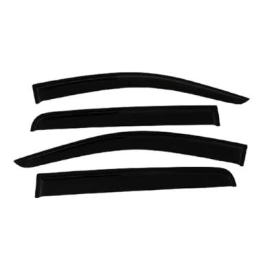 Imagem de GRJQRKHZ Defletor de janela lateral do carro para F&ord Ranger Wildtrak T6 T7 T8 2012-2021 Weathershied viseira de porta vento sol proteção chuva janela lateral defletores de vento