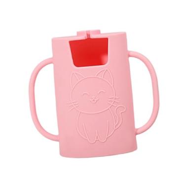Imagem de Luwecf Alimento E Suporte para Comida Infantil, Recipiente Reutilizável, Confortável E Fácil de Segurar, Rosa