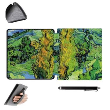 Imagem de GUKSRASO Capa para Kindle Oasis 10ª/9ª Geração 2019/2017 (Modelo: CW24WI/S8IN4O) - Adequado Apenas para 7 Polegadas, Capa Protetora Fina e leve de TPU com Alça de Mão e Caneta