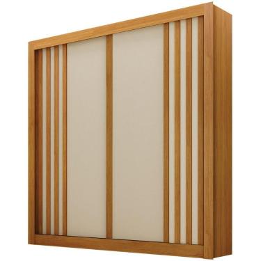 Imagem de Guarda Roupa Milano Cinamomo Off White 2 Portas 2 Gavetas Leifer Móveis